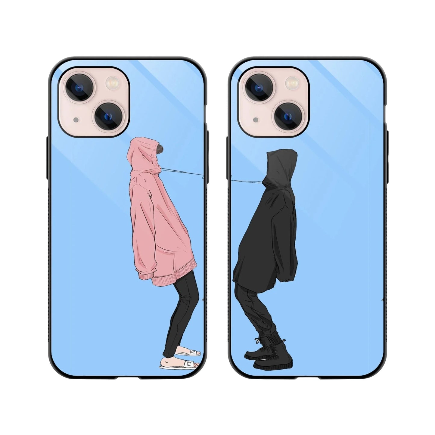 Cute Hoodie Couple/BFF Phone Cover