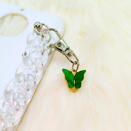 Mossy Wings Phone Charm
