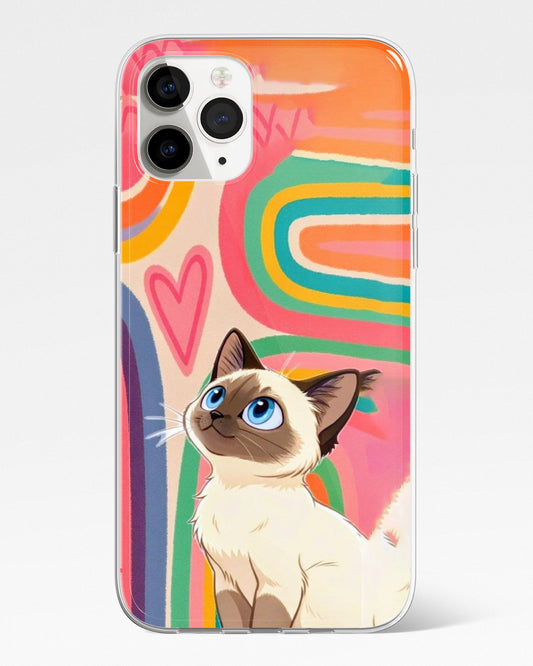 Rainbow Whiskers Phone Cover