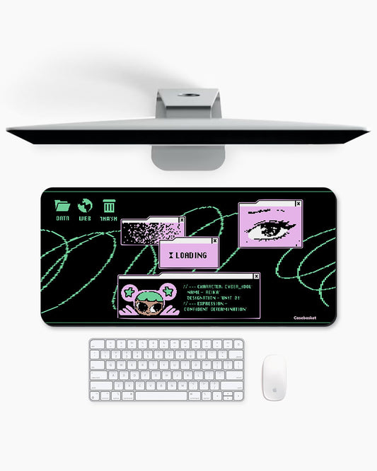 Pixel Crush Print Desk Mat