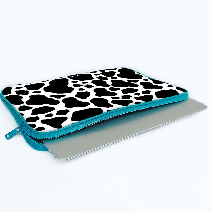 Calm Cow Print Laptop Sleeve