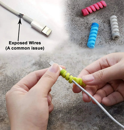 Spiral Charger Spring Cable & Wire Protector