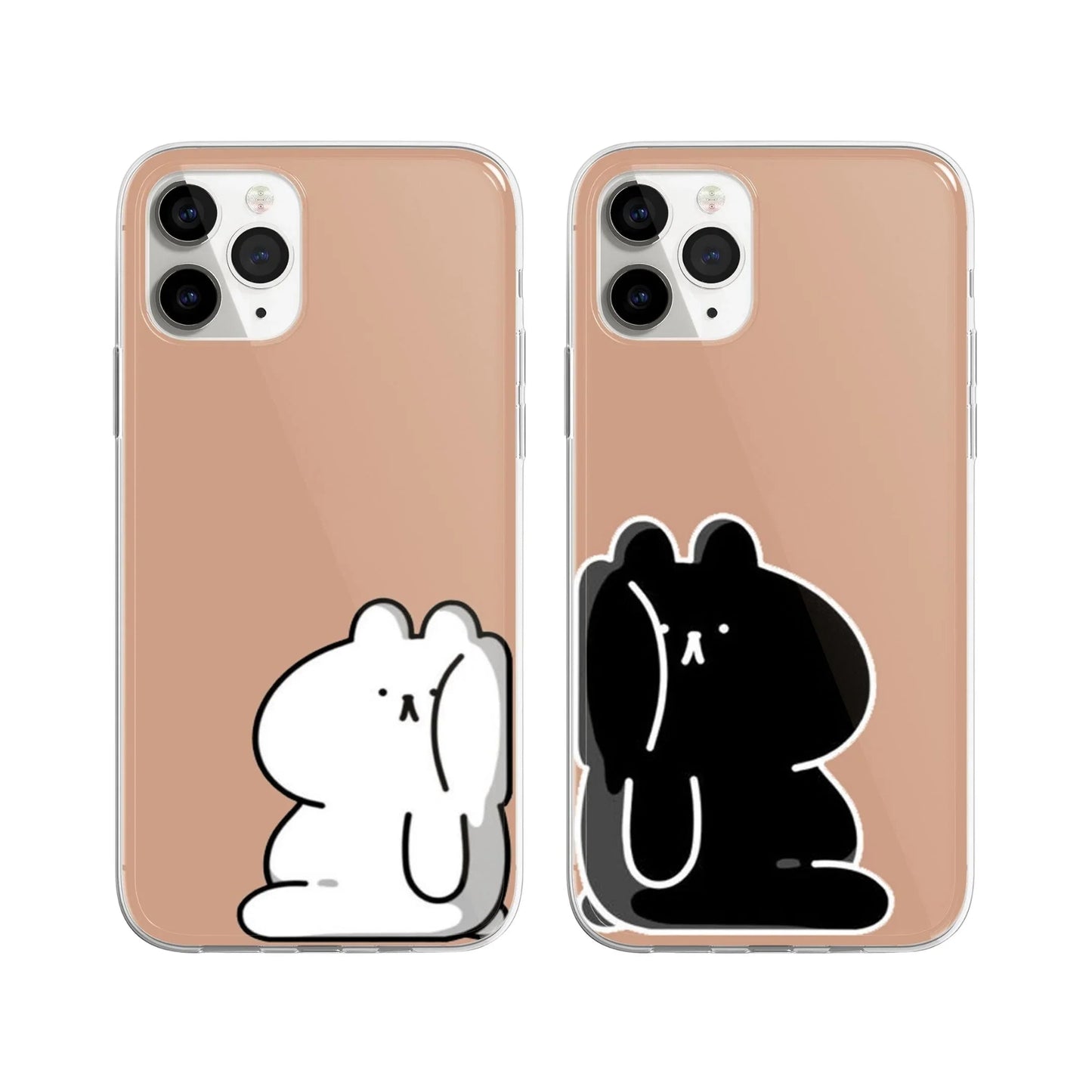 Squishy Bunny Couple Phone Cover
