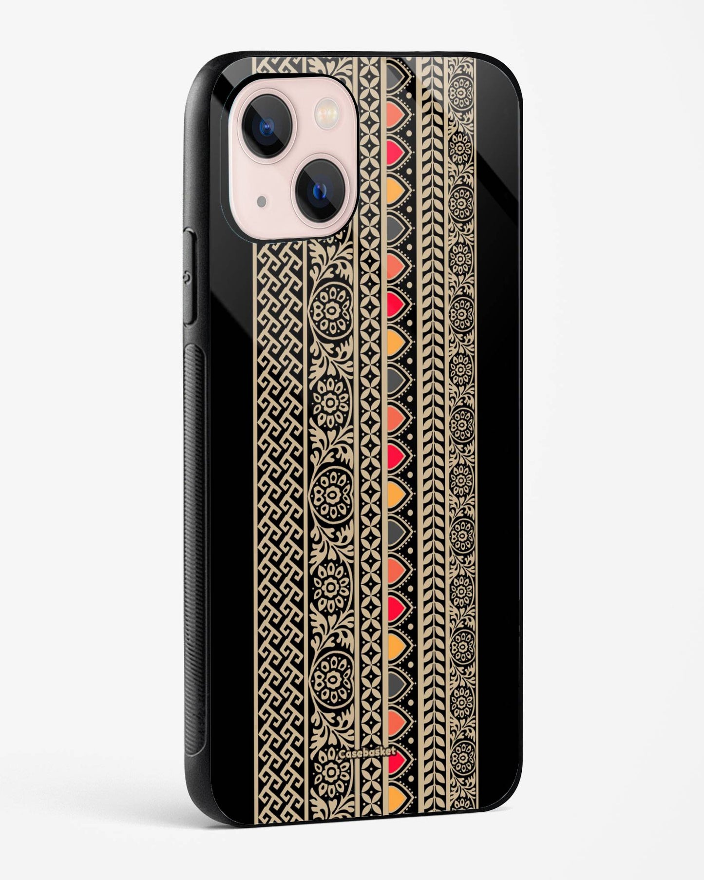 Noir Ethnic Luxe Glossy Phone Cover