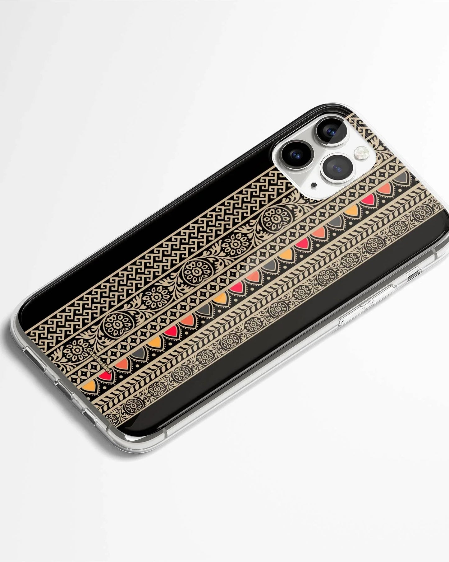 Handloom Inspired Border Phone Cover