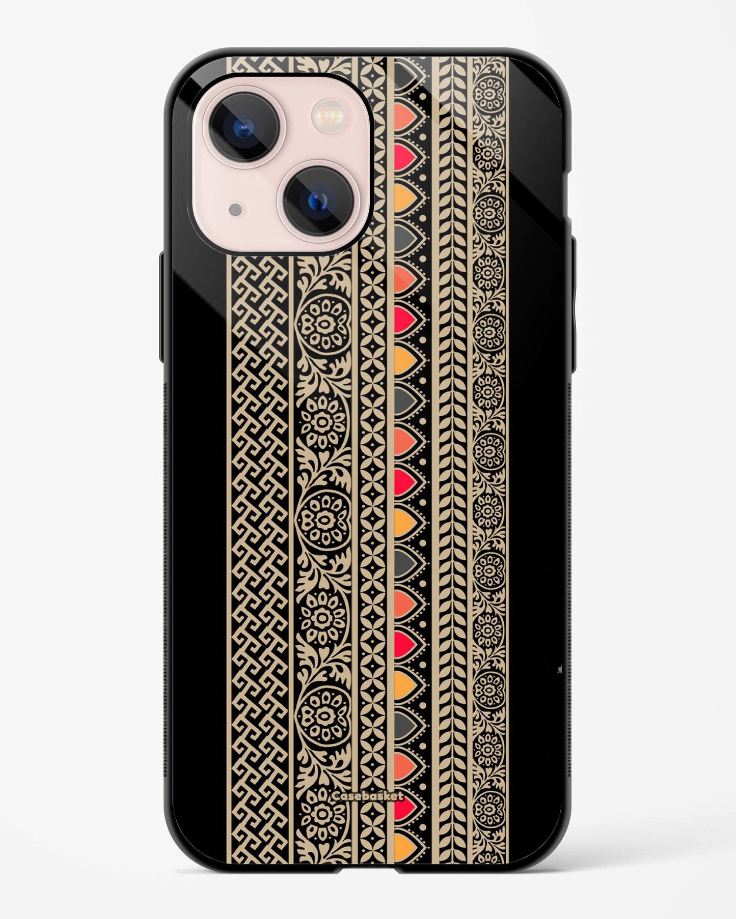 Noir Ethnic Luxe Glossy Phone Cover