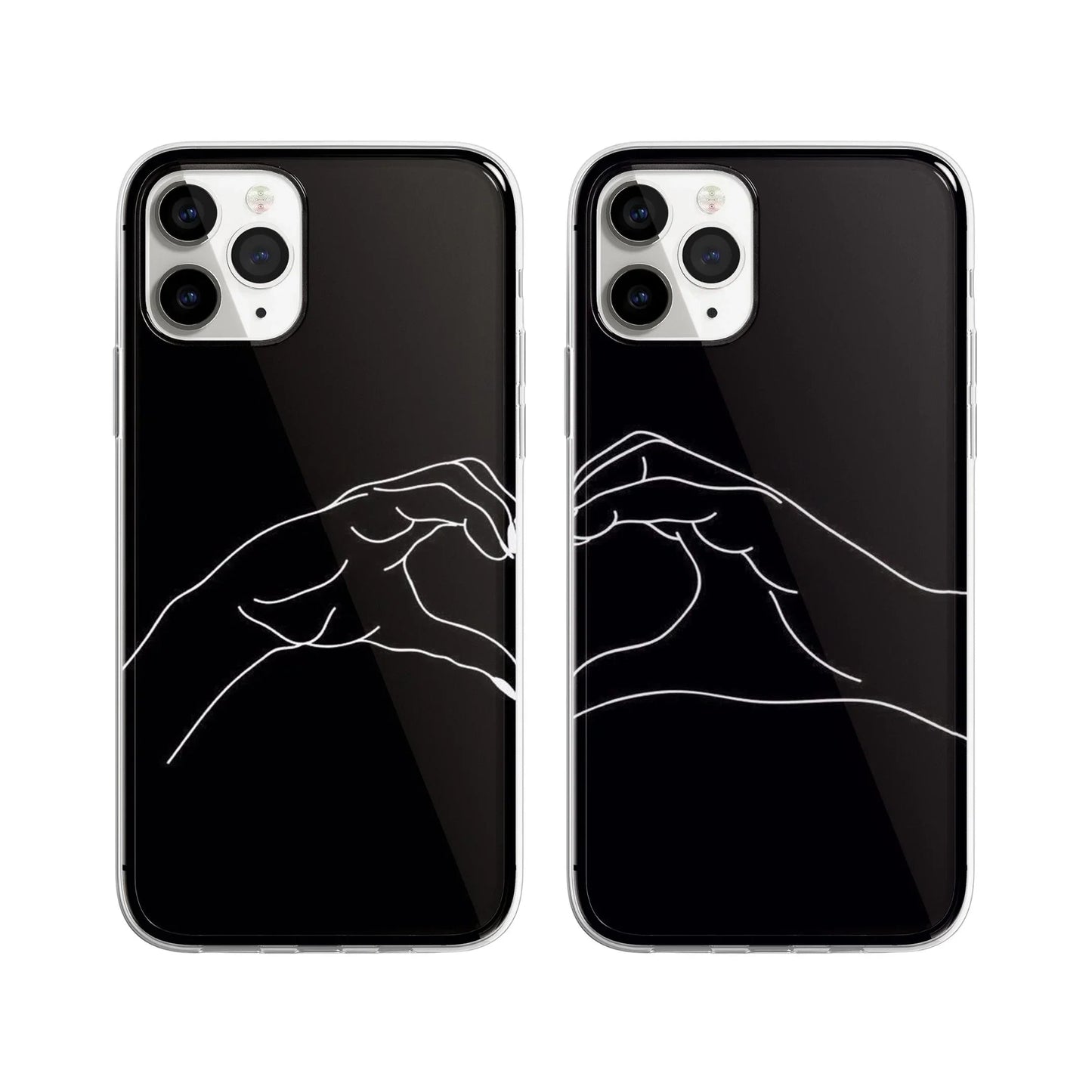 Hand Heart Couple Phone Cover