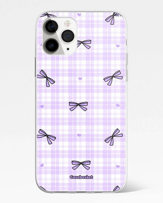 Purple Ribbon Doodles Phone Cover