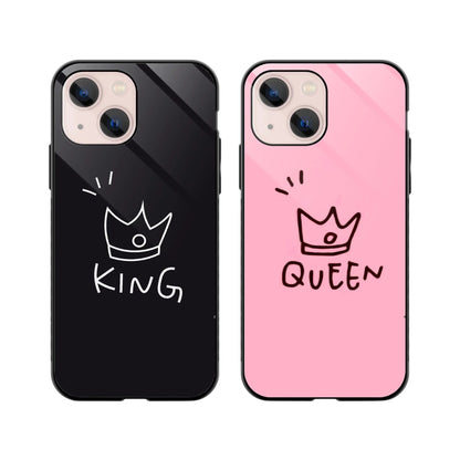 King Queen Couple Phone Cover