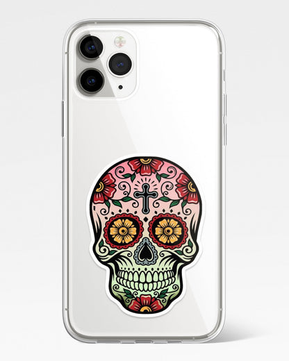 Mystic Skull Design Transparent Phone Cover