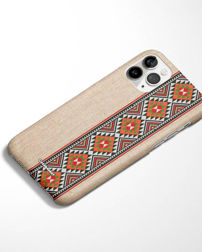 Folk Jute Phone Cover