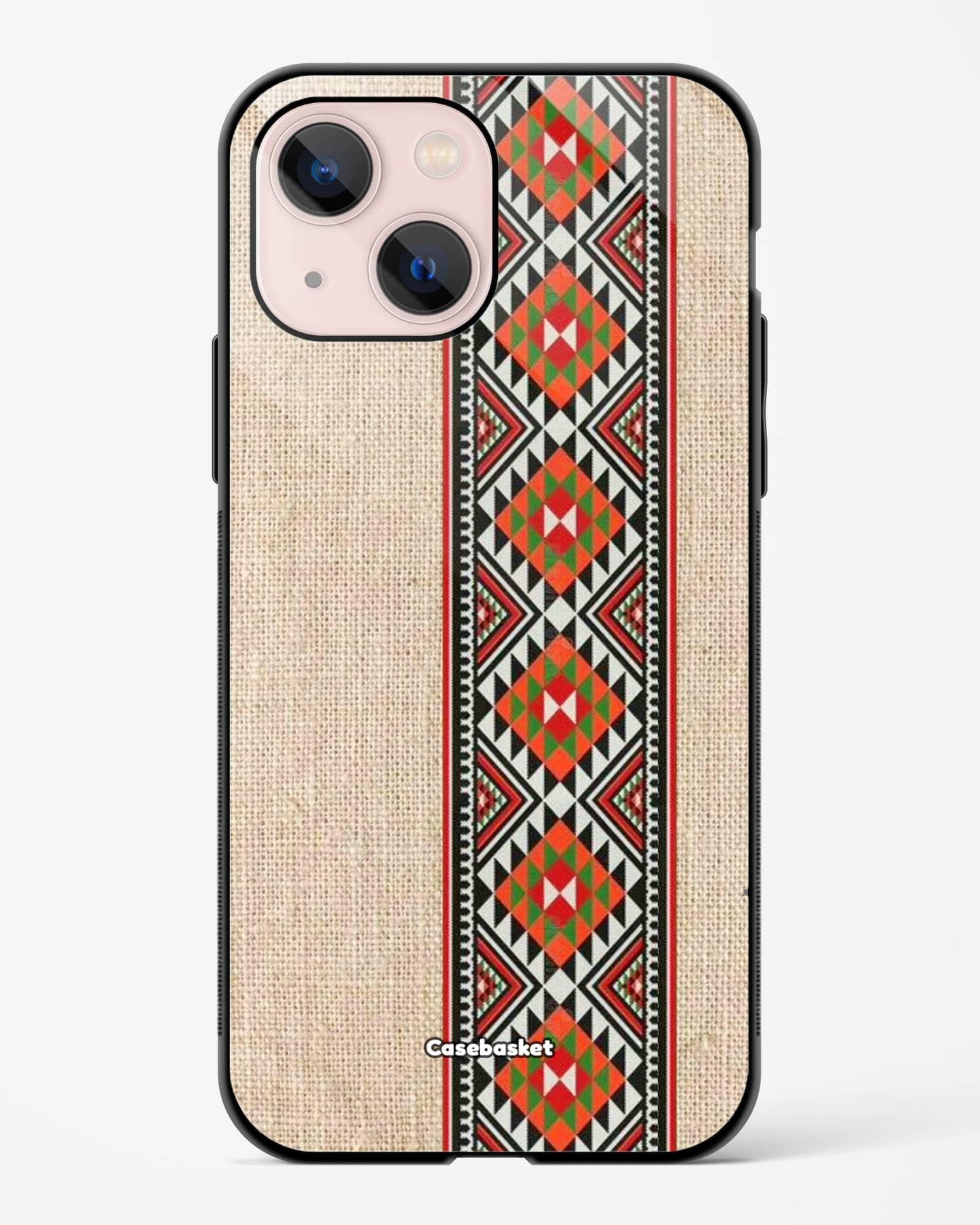 Folk Jute Phone Cover
