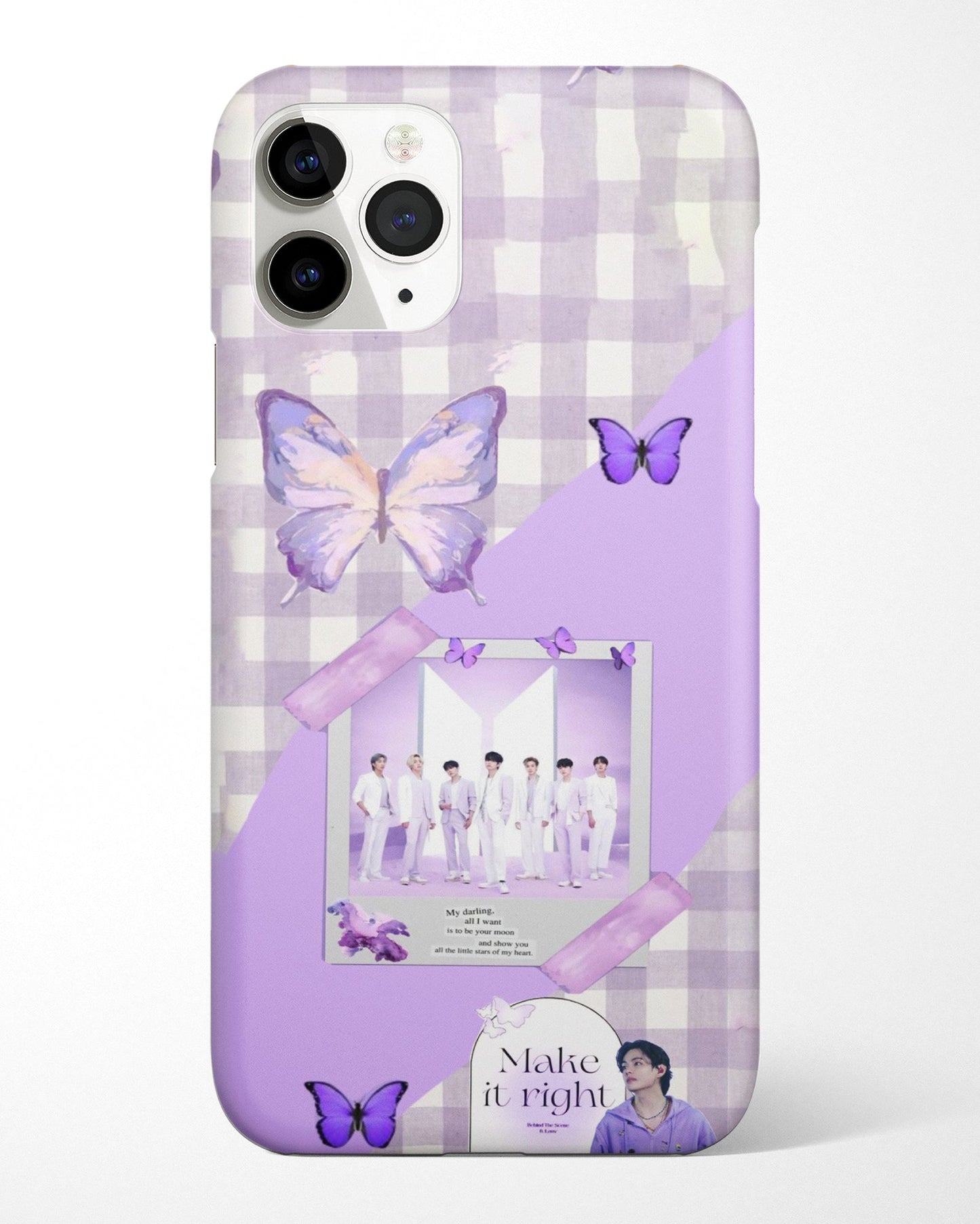 Bangtan Lavender Vibes BTS Phone Cover