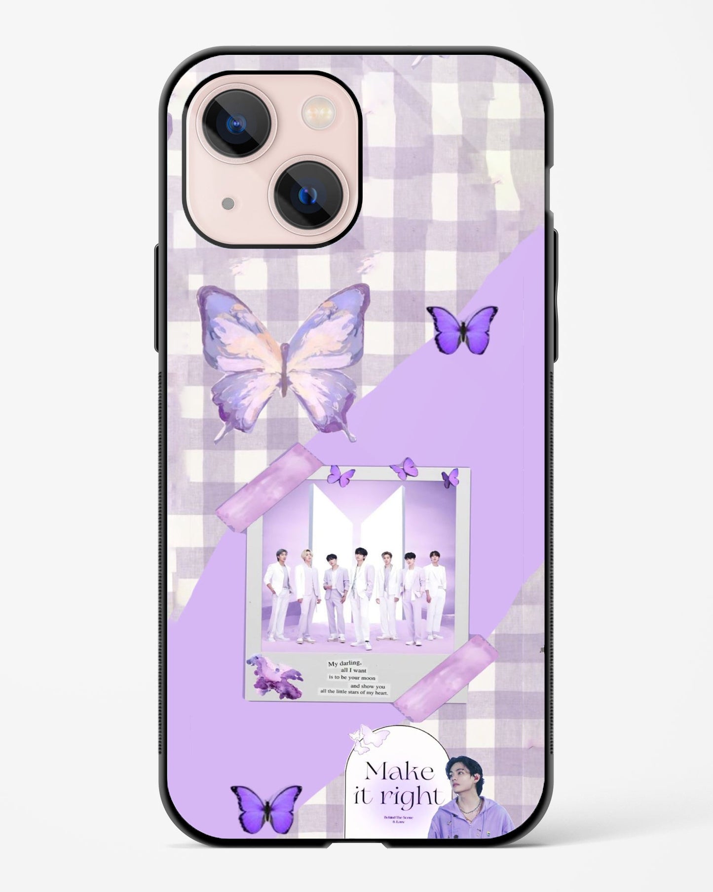 Bangtan Lavender Vibes BTS Phone Cover