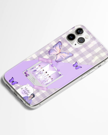 Bangtan Lavender Vibes BTS Phone Cover