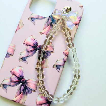 Bowvana Bow Pearl Fall Chain Phone Cover
