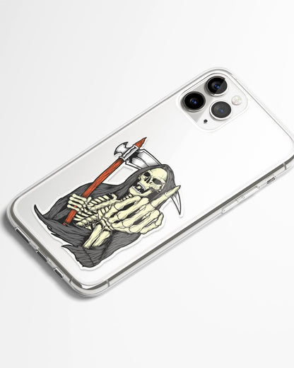Final Warning Transparent Phone Cover