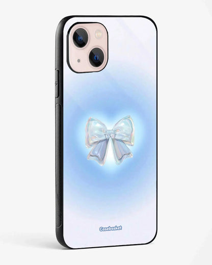 Shimmer Glass Bow Glossy Phone Cover