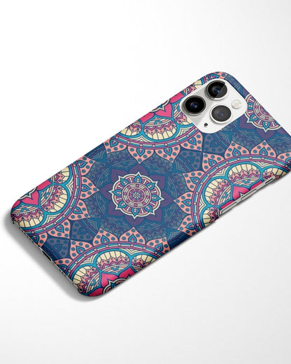 Celestial Blue Mandala Phone Cover