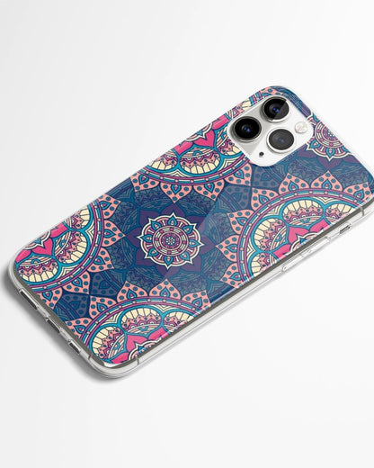 Celestial Blue Mandala Phone Cover