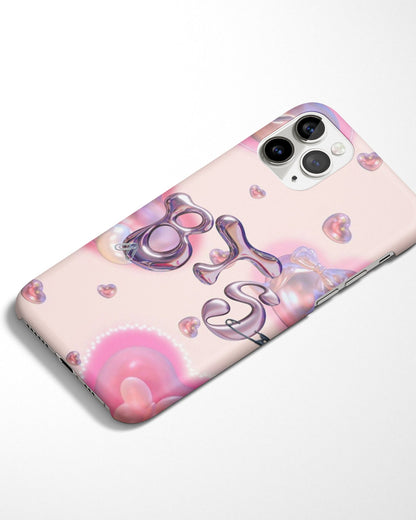 BTS Bubble Hearts Phone Cover