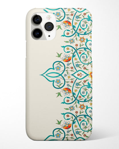 Ivory Floral Edge Mandala Phone Cover
