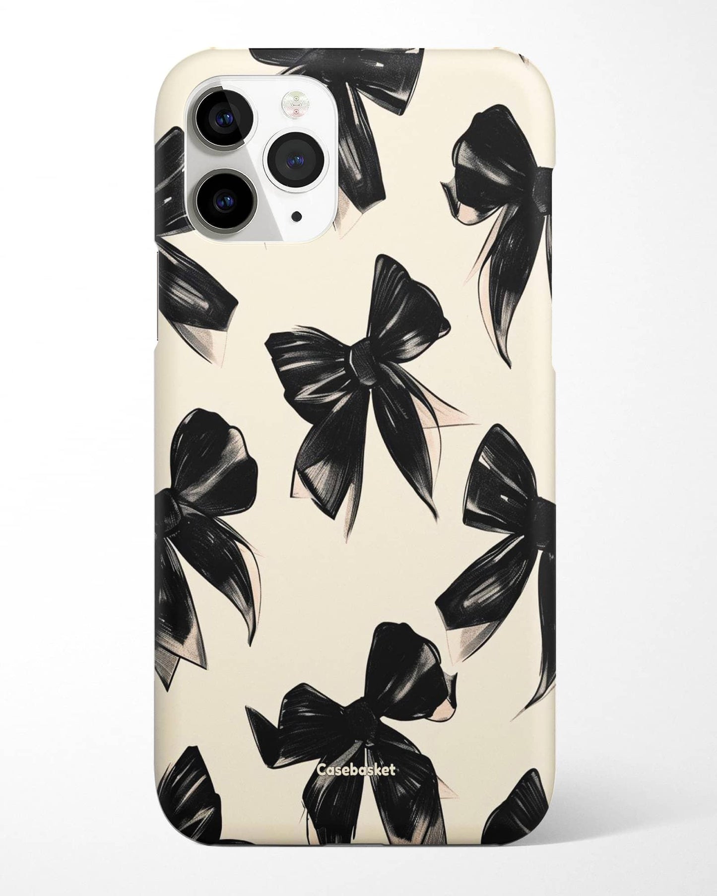 Midnight Bow Elegance Phone Cover