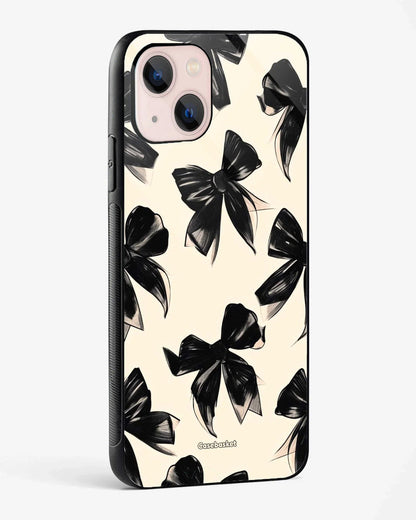 Classic Black Bow Glossy Phone Cover