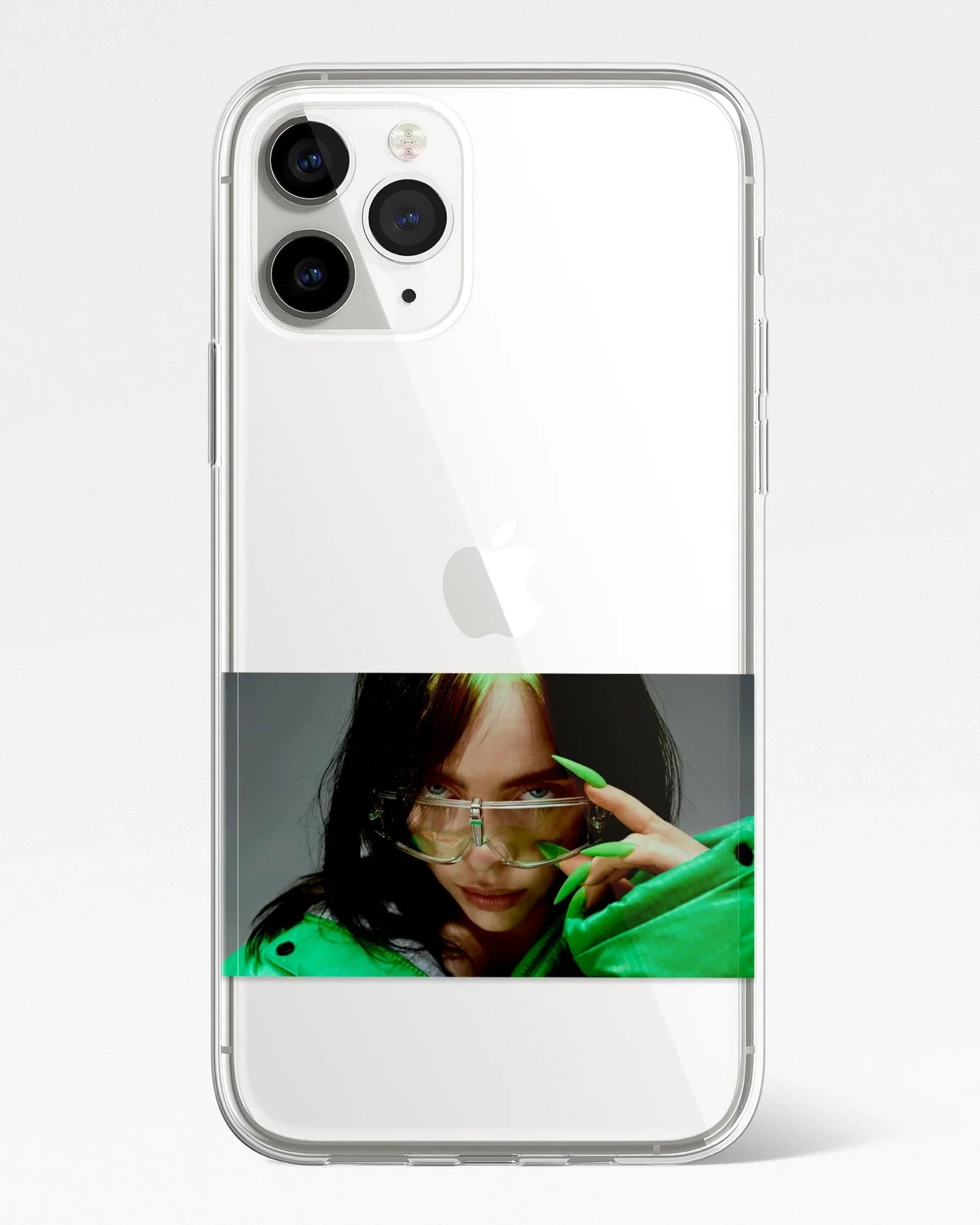 Don’t Blink Transparent  Silicone Phone Cover