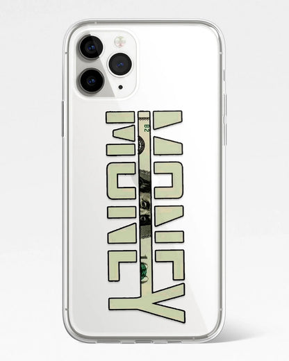 Money Talks Transparent Silicone Phone Cover