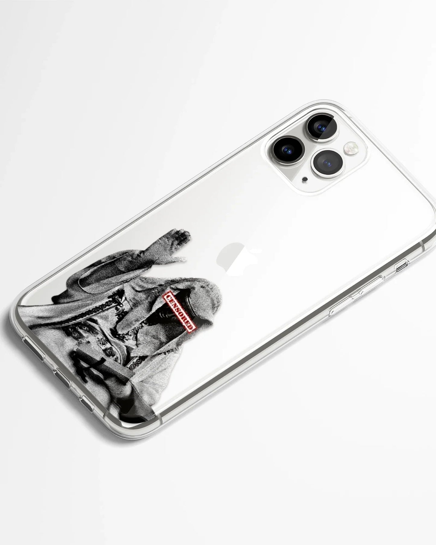 Censored Truth Transparent  Silicone Phone Cover