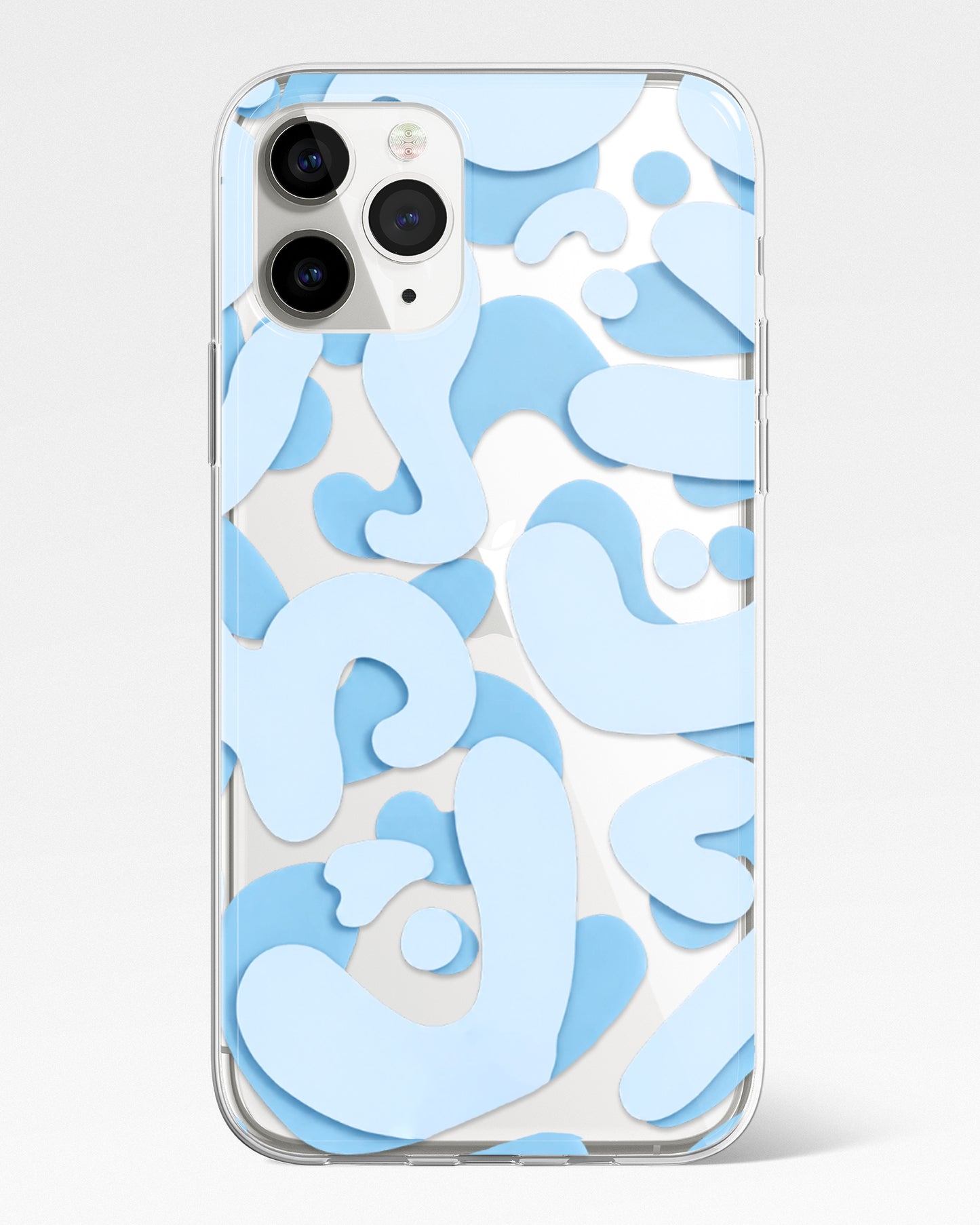 Blue Serenity Transparent Phone Cover