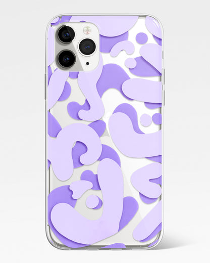 Soft Violet Transparent Phone Cover