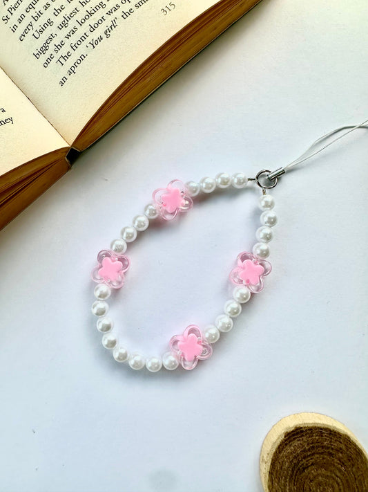 Pinkpearl Phone Chain Charm - Casebasket