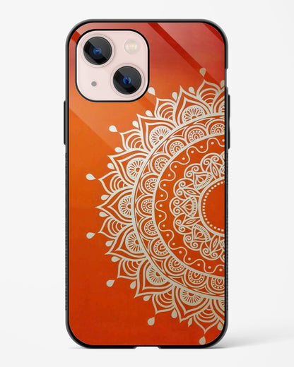 Radiant Orange Mandala Phone Cover