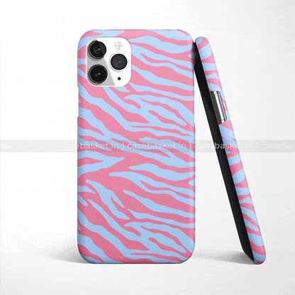 Cotton Candy Zebra Print Phone Cover - Casebasket
