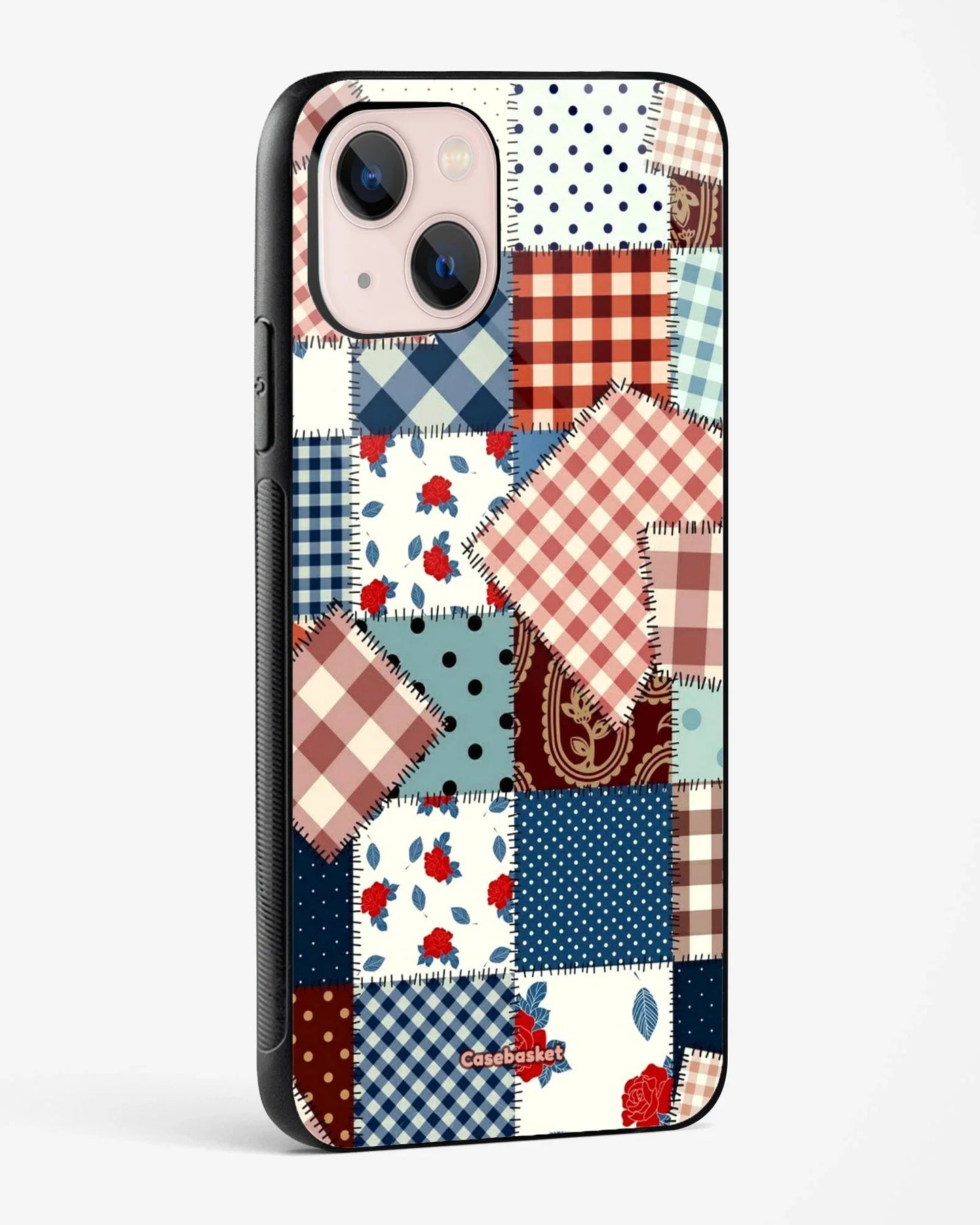 Vintage PatchStitch Glossy Phone Cover