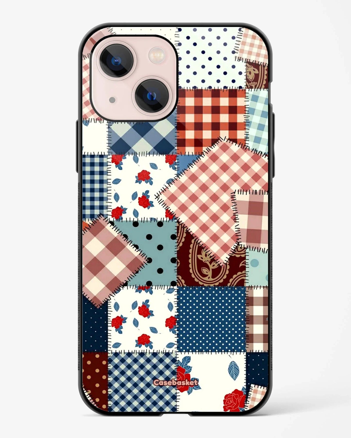 Vintage PatchStitch Glossy Phone Cover