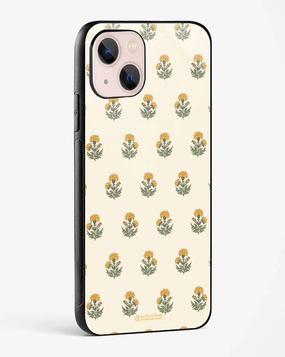 Vintage Marigold Floral Print Phone Cover
