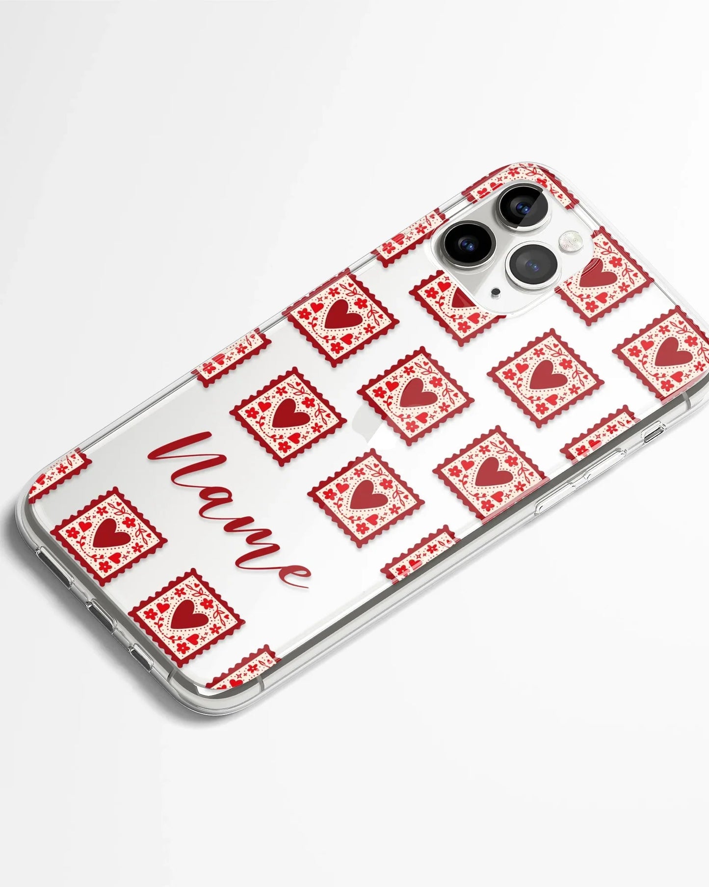 Love Notes Transparent Silicone Phone Cover