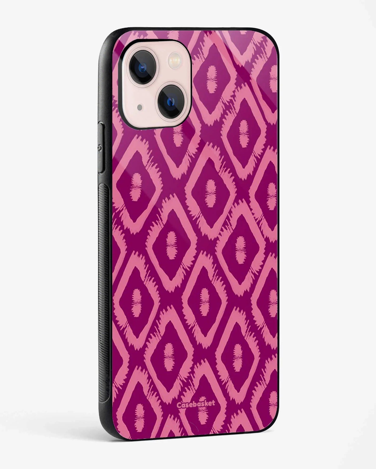 Pink Ikat Print Phone Cover