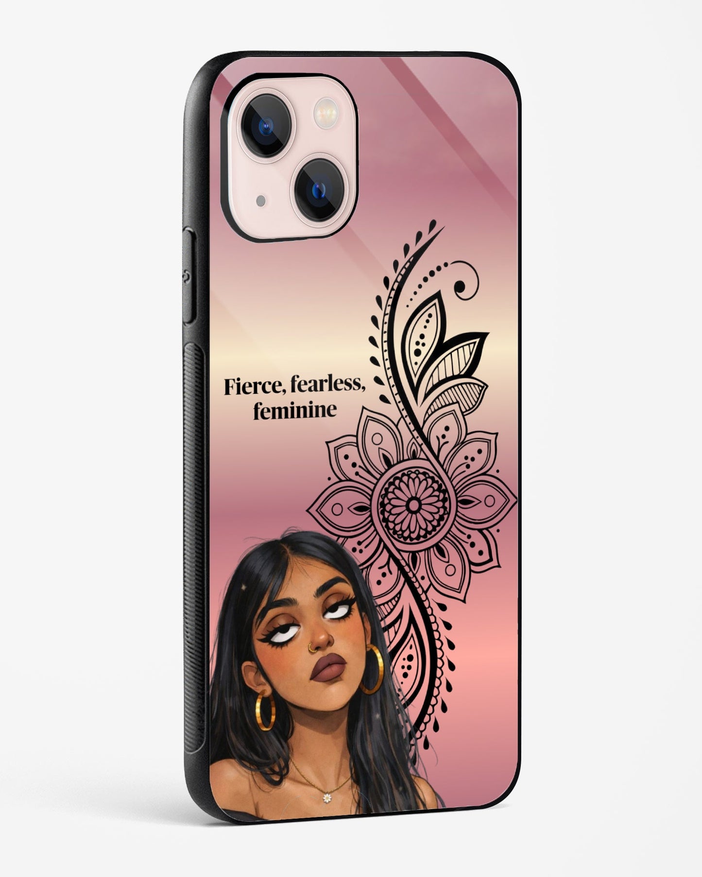 Fierce Fearless Feminine Mandala Phone Cover