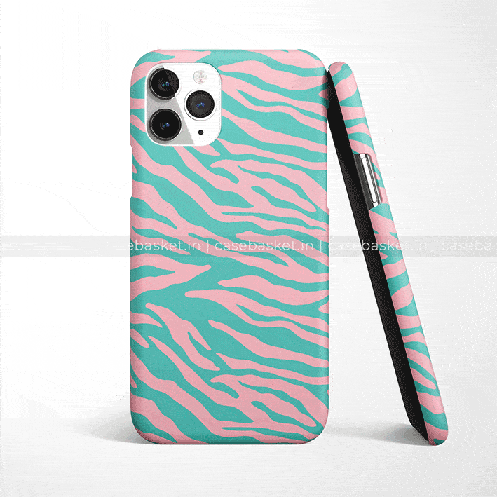 Marine Zebra Print Phone Cover - Casebasket