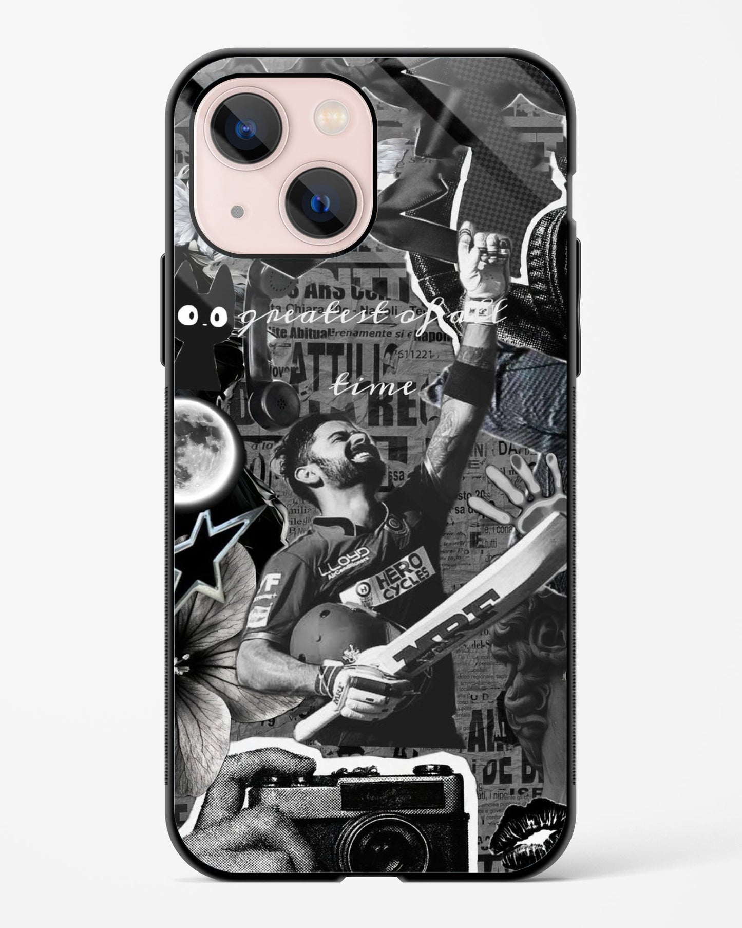 Monochrome King Kohli Phone Cover
