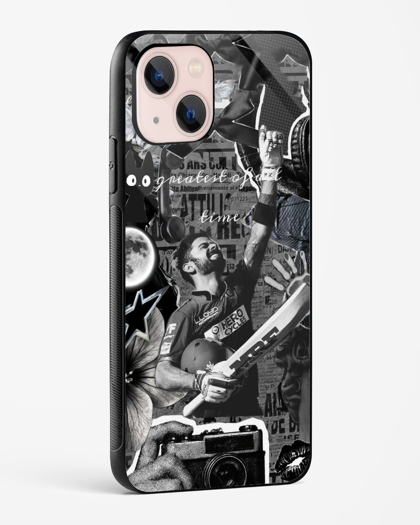 Monochrome King Kohli Phone Cover