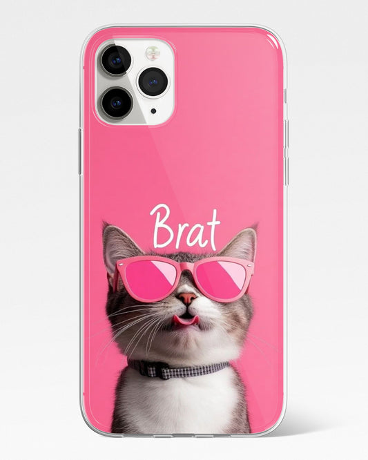 Pink Brat Kitty Phone Cover