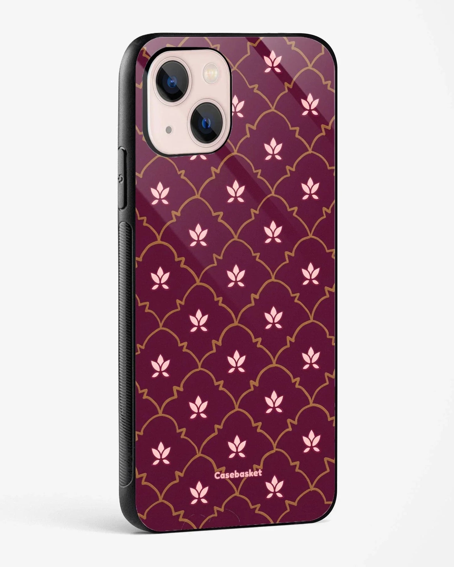 Maroon Mahal Glossy Phone Cover