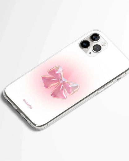 Pink Jelly Bow Phone Cover