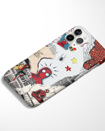 Comic Web Scrapbook Phone Cover