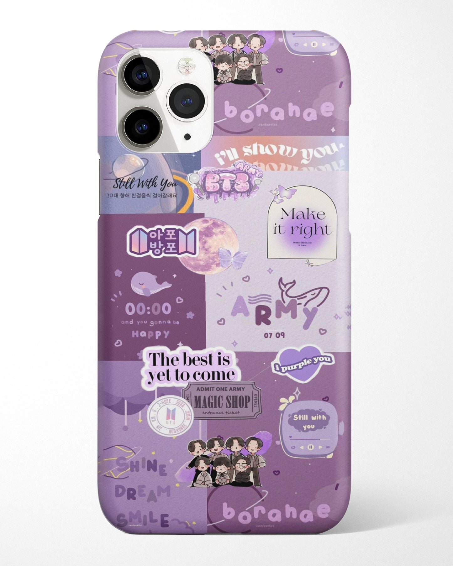 BTS ARMY Purple Vibes Phone Cover